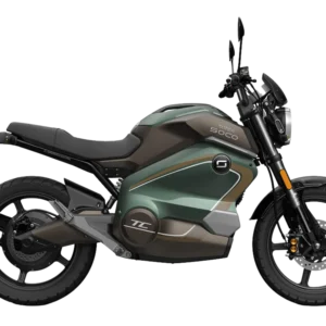 Moto elettrica TC Wanderer Vmoto Soco in colorazione Verde Vintage